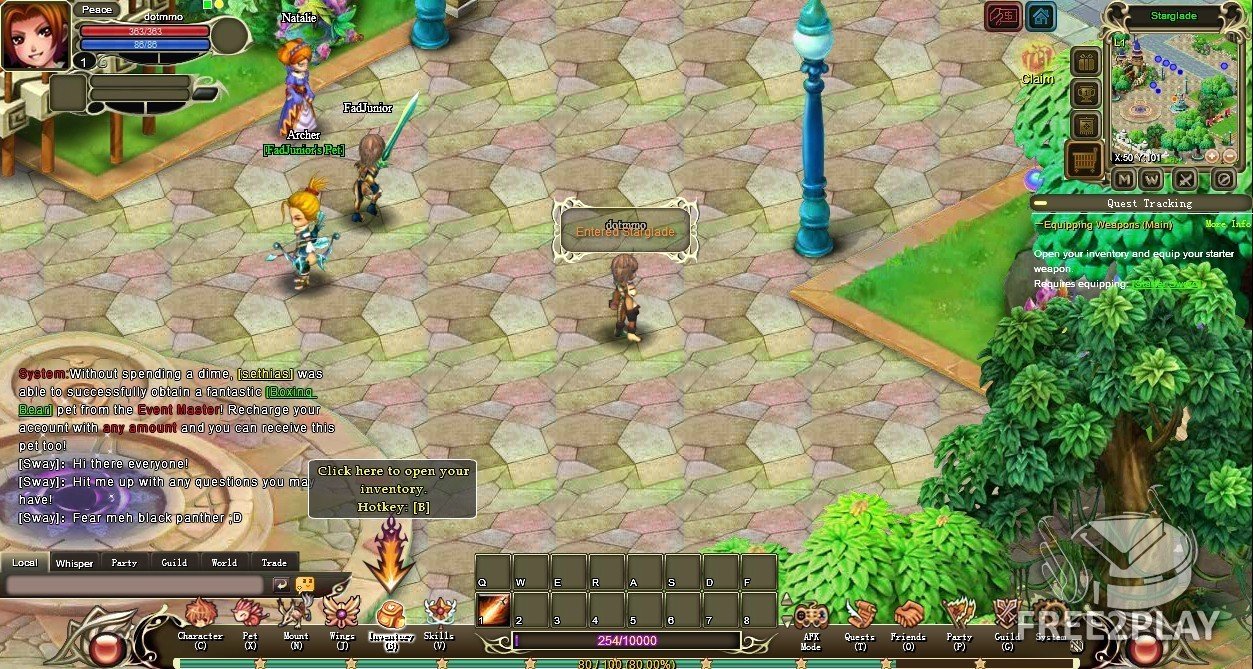 Crystal Saga II is a Free to Play Browser MMORPG Game