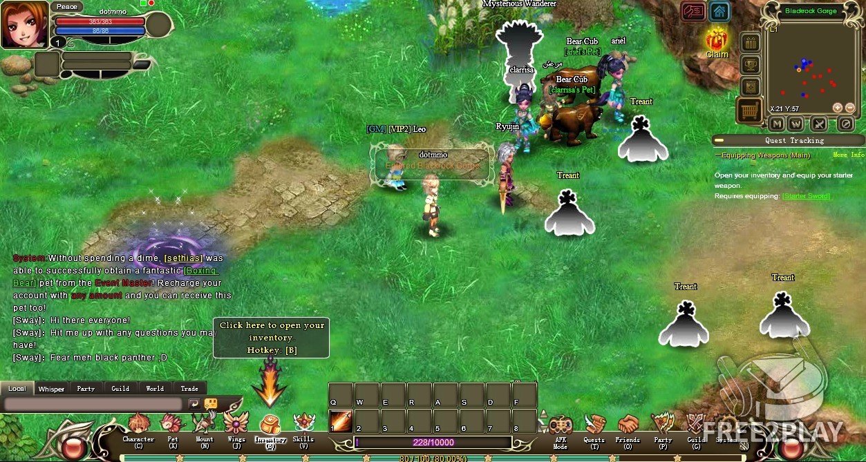 Crystal Saga II is a Free to Play Browser MMORPG Game