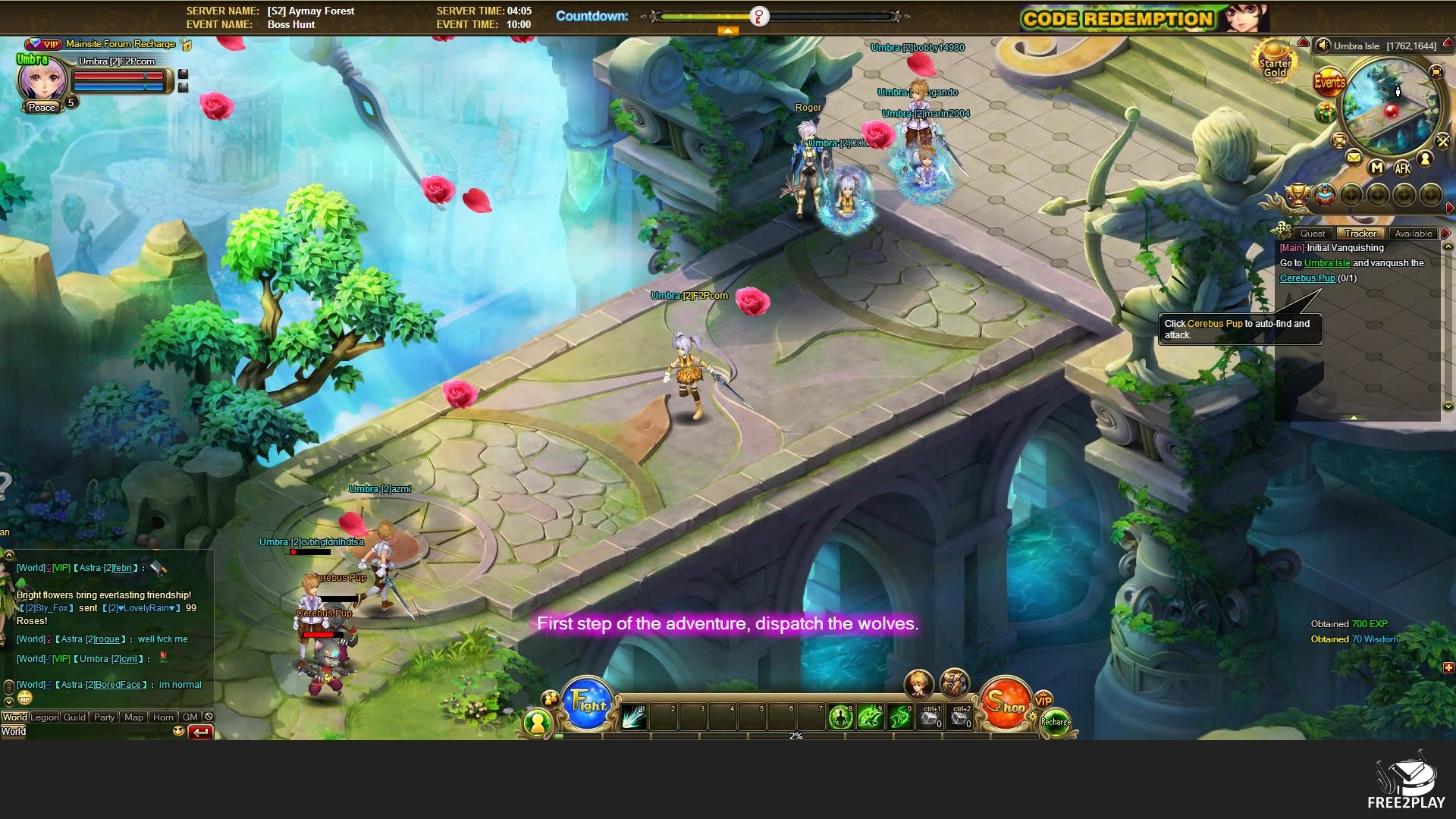 Eternal Saga is a browser based social game, Massively Multiplayer