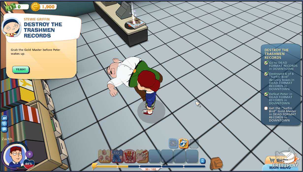 Family Guy Online Gameplay 