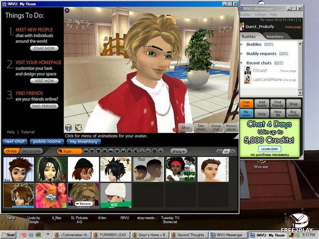 IMVU jogo MMO gratuito