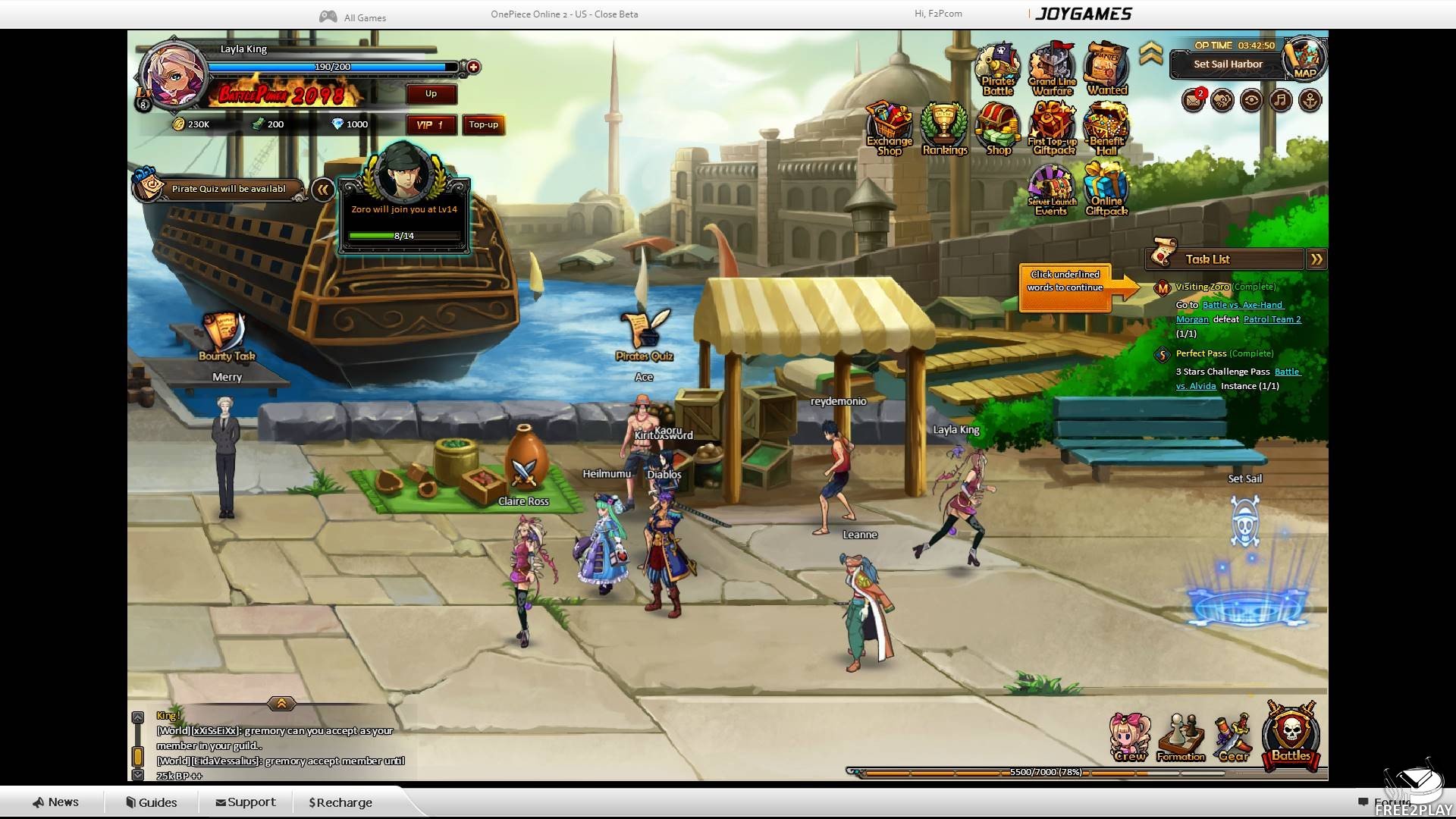 One Piece Online 2 Joy Games 