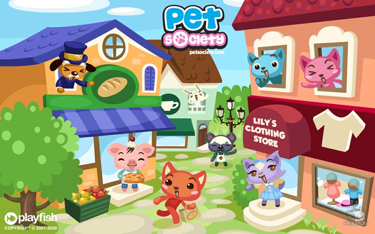 Play pet society online for free without facebook