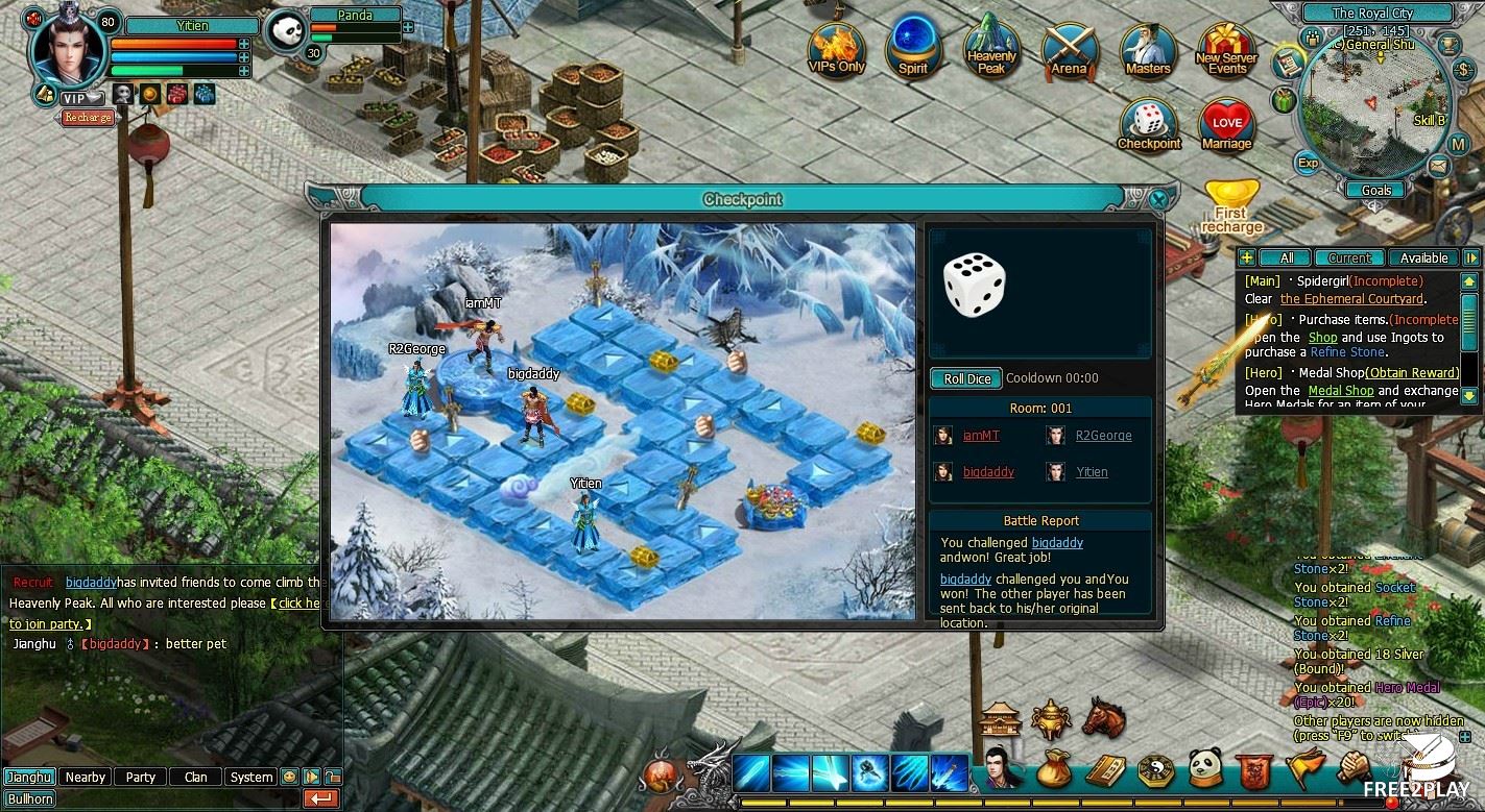 Yitien is a browser based, turn-based action games, Massively Multiplayer  Online Role Playing Game (MMORPG, MMO, RPG), free to p…